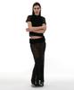 Partimento Woman Lace Flare Maxi Skirt_Black