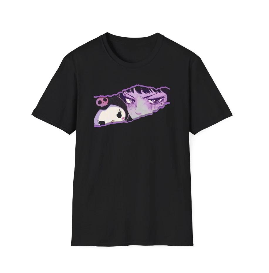 Mystical Panda Graphic T-Shirt, Gift for Anime Fans, Graphic Tee, Casual L