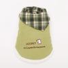 Hoopet Pet Corduroy Plaid Vest for Cats and Puppies - Warm, Sleeveless Autumn/Winter Wear