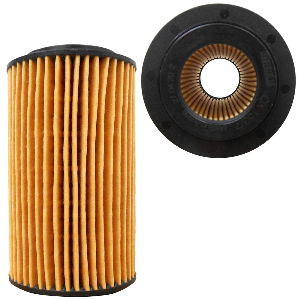 [Sett med 2] MAHLE Filterelement Mercedes Benz C-klasse CLS-klasse