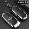 Klíčenka z kožené slitiny pro kryt klíče od auta Fob Pro BMW MINI Cooper Countryman U25 J01 J05 F65 F66 2024 2025 Ochranná Klíčenka