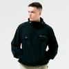 Henry Stuart Men'S Hooded Double Pocket Anorak Jumper Black