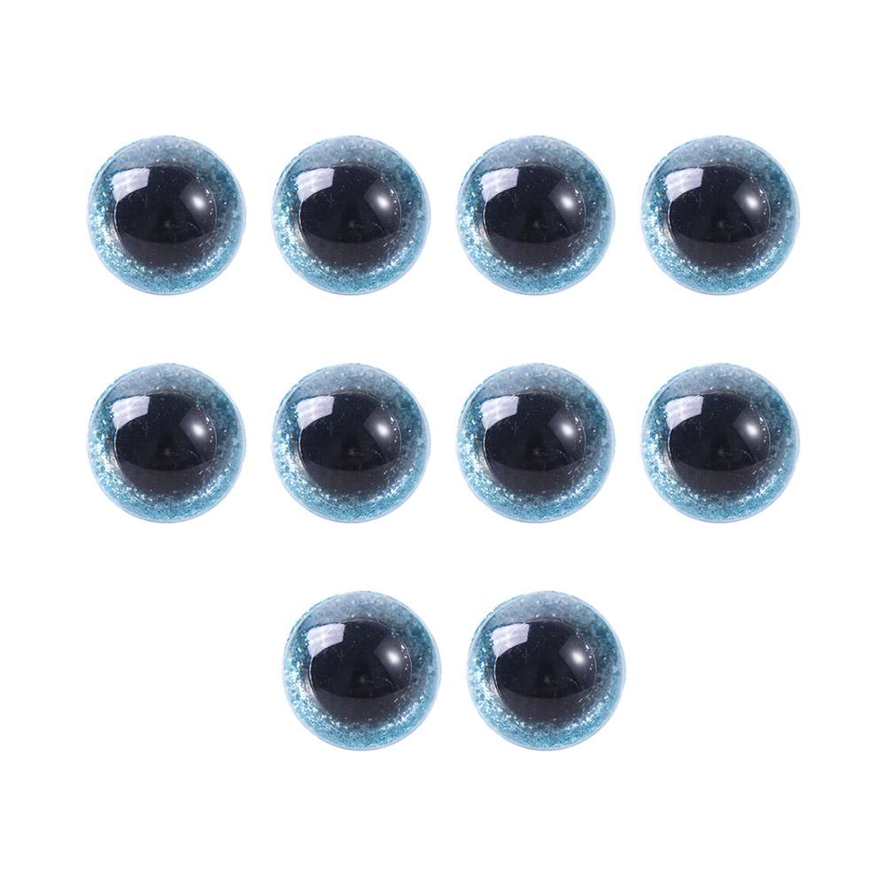 Plastic Safety Eyes Stuffed Toys Doll Making Eyes 3D Glitter Eyes 3D Doll Eyes Plush Toys Eyes