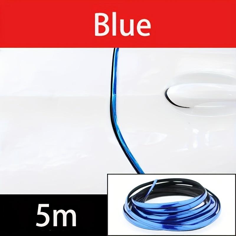 Car Door Edge Guards, 16ft Clear Chrome Universal U Shape Rubber Sealed Door Edge Protection Fit for Most Car