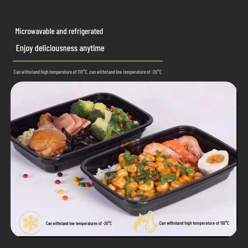 Disposable Rectangular Food Containers
