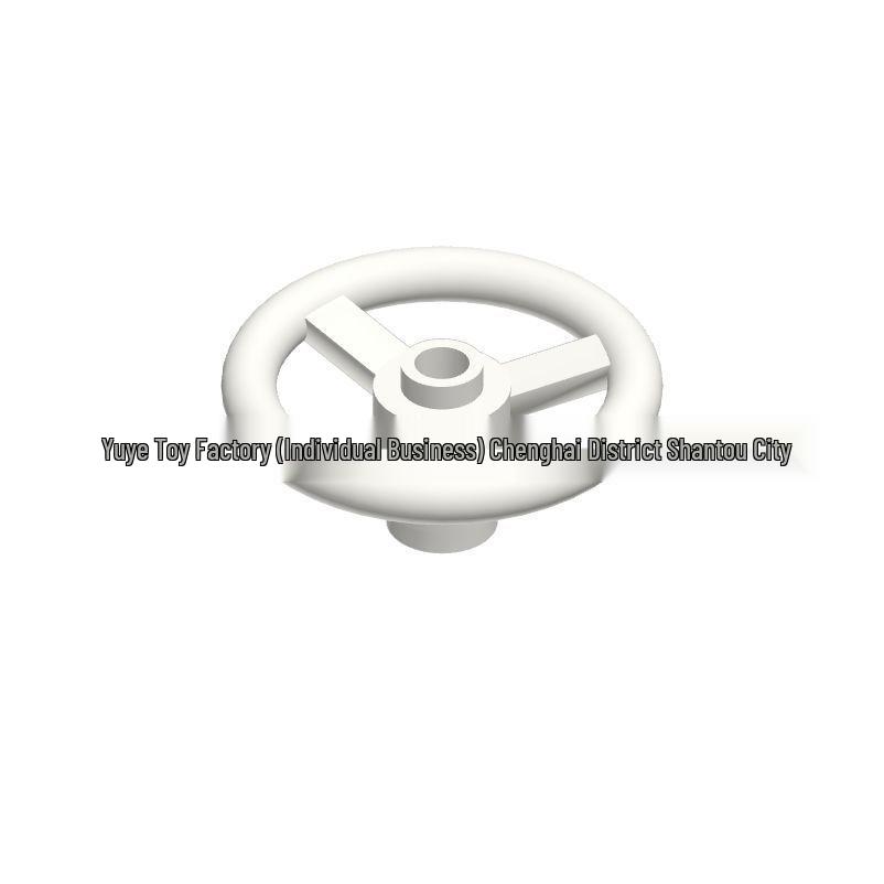 Universal 3x3 Steering Wheel Building Block Parts for Small Particle Models 0.5 kg белый