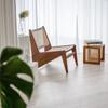Rattan Small Square Table Solid Wood Coffee Ash Minimalist Japanese Side 2024 New