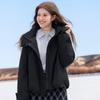 Betu Women's Workwear Style Hooded Down Jacket