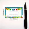50 DIY Scratch-Off Cards Set, Blank Cards + Silver Stickers, 5 Designs, Surprise Gift & Party Game Cards