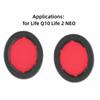 2PCS Protein Leather Noise Isolation Ear Cushions for Anker Soundcore Life Q10 Life 2 NEO