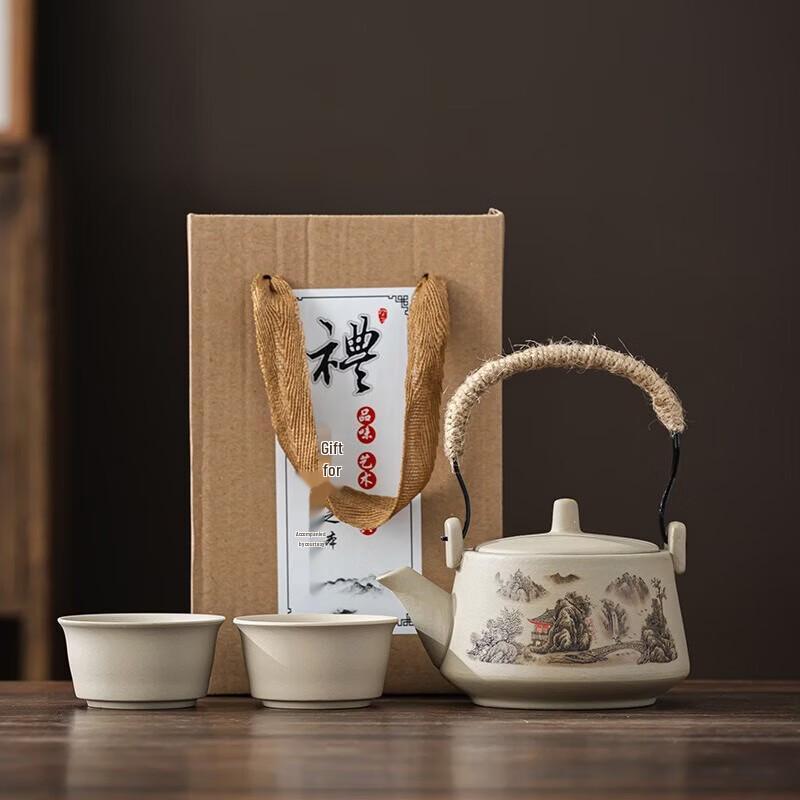 Tao Zhidi Coarse Pottery Tea Set