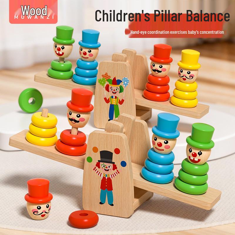 Kids' Balance Scale Toy for Math Skills and Parent-Child Interaction - Perfect Gift for Children's Day