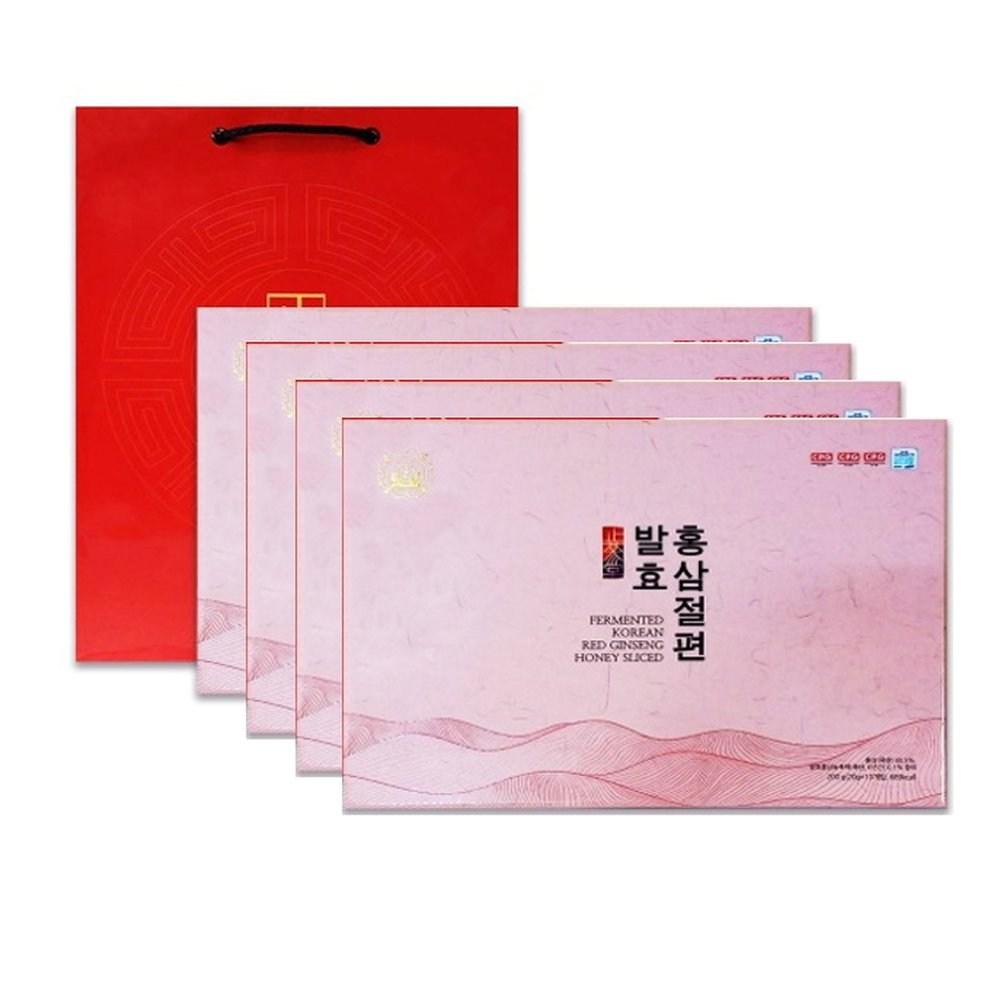 Dongjin Pharmaceutical Fermented Red Ginseng Slices 200g x 4 boxes