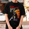 Vintage 1970er Texas Massacre Filmthema T-Shirt, Gruseliges Halloween Horror, Lustiges Film T-Shirt für Männer und Frauen, Halloween Ho