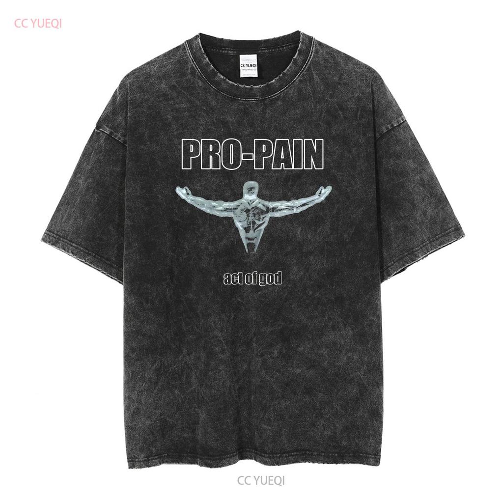 Vintage Pro Pain Band T Shirt Size XL Act of God US Tour 1999 Metal Music Rare Long or Short Sleeves Vintage Washed Homme