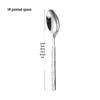 304 Stainless Steel Western Cutlery Set with Stone Pattern: Steak Knife, Dinner Fork, Dinner Spoon, Dessert Spoon.
