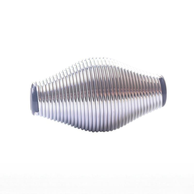 1 Stück Federgriffball Metallgriff Krafttraining Hand Dekompression Entspannung Rehabilitation Elastischer verchromter Fingertrainer