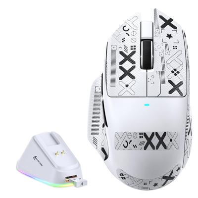 ATTACK SHARK V6 Gaming PAW3311 Optical Maximum 40G Magnetic Charging Dock Switch with 100 Designed for Professional Gamers and Technical Standards
