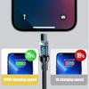 120W USB to Type C Data Cable LED Display 100W Dual USB C Fast Charging Data Cord 1/1.5/2M Portable PD Fast Charge Line For Home