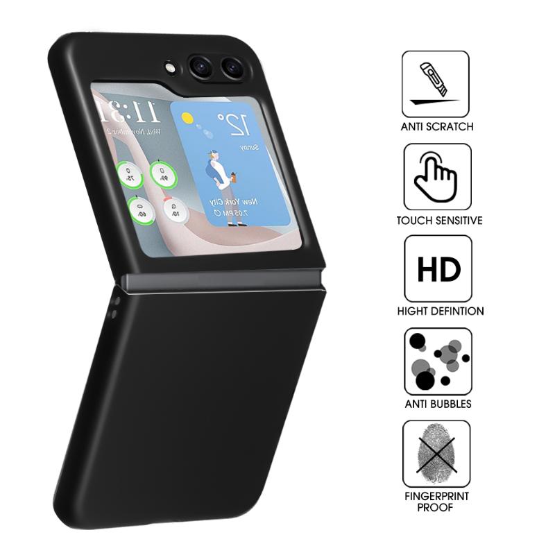 Phone Case for Samsung Galaxy Z Flip 5 5G Flip 4 Ultra Thin Slim Phone Shell Anti-scratch Protective Cover