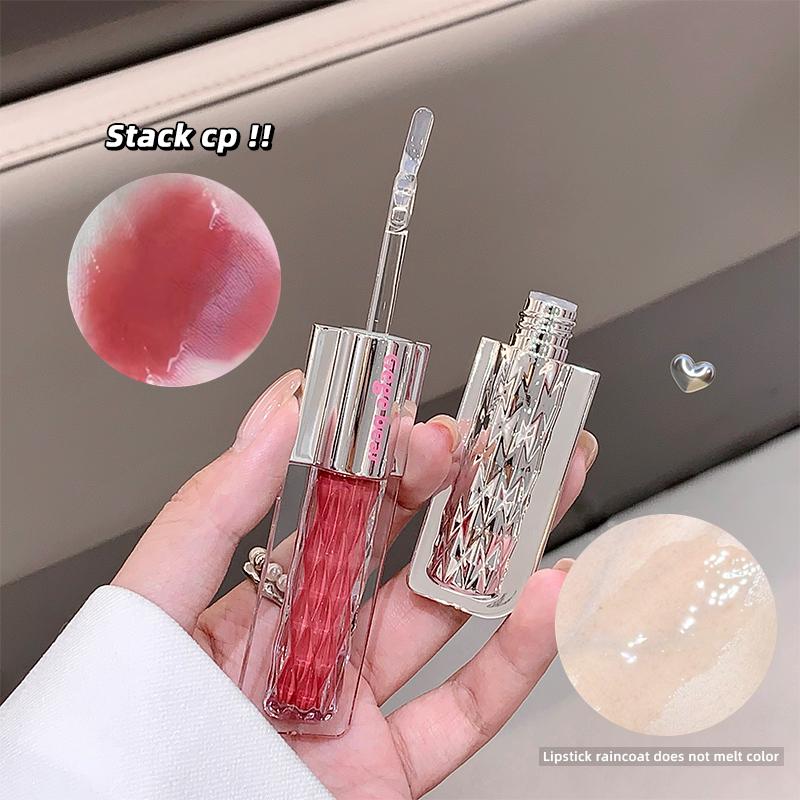 Gege bear Non Stick Long Lasting Lip Glaze Hydrating Water Gloss Mirror Finish Perfect For Summer Pout