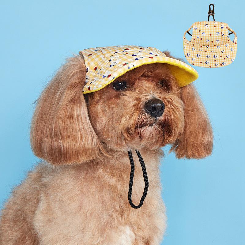 Casual Mesh Baseball Cap for Small Dogs: Golden Retriever, Bichon, Corgi, Teddy, Yorkie, Pomeranian