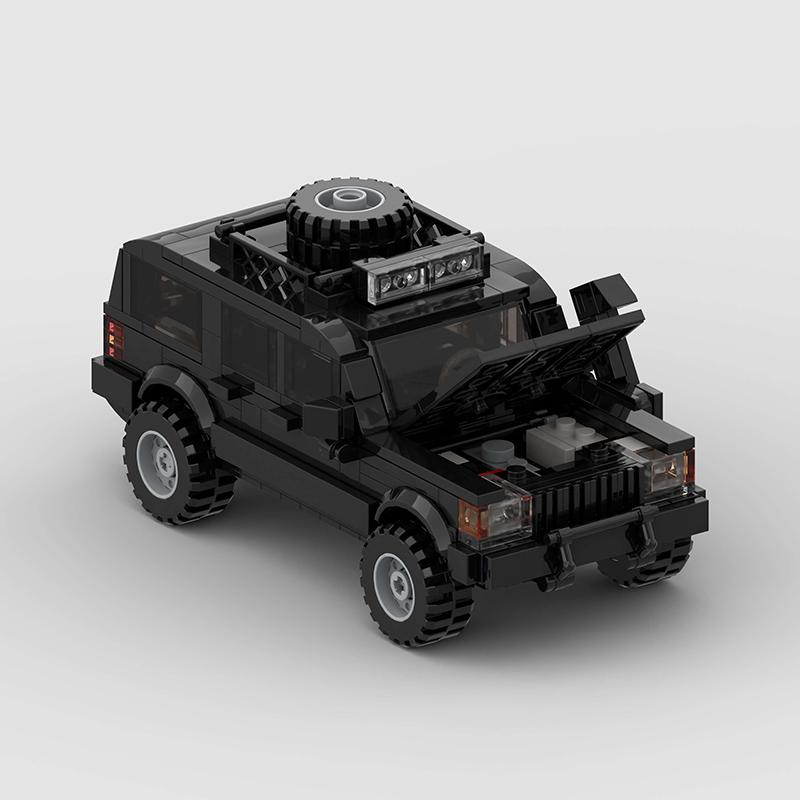 MOC Mașină Off Road Super Curse SUV Model Vehicul Blocuri de Construcție Viteză Raliu Sport Cărămidă de Curse Cadou de Crăciun Jucărie Tehnică de Oraș