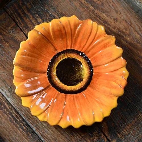 

Embossed FlowerCeramic Bowl SetFruit andDessert Serving Plate Modern Home DiningTablewareKitchen Decor Wedding Housewarming Gift