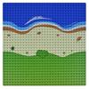 Non-Toxic 1Pc 32*32Dots Baseplate Beach Island Base Plate Building Blocks Compatible Brands Bricks Plate Christmas Gift Toys For Children