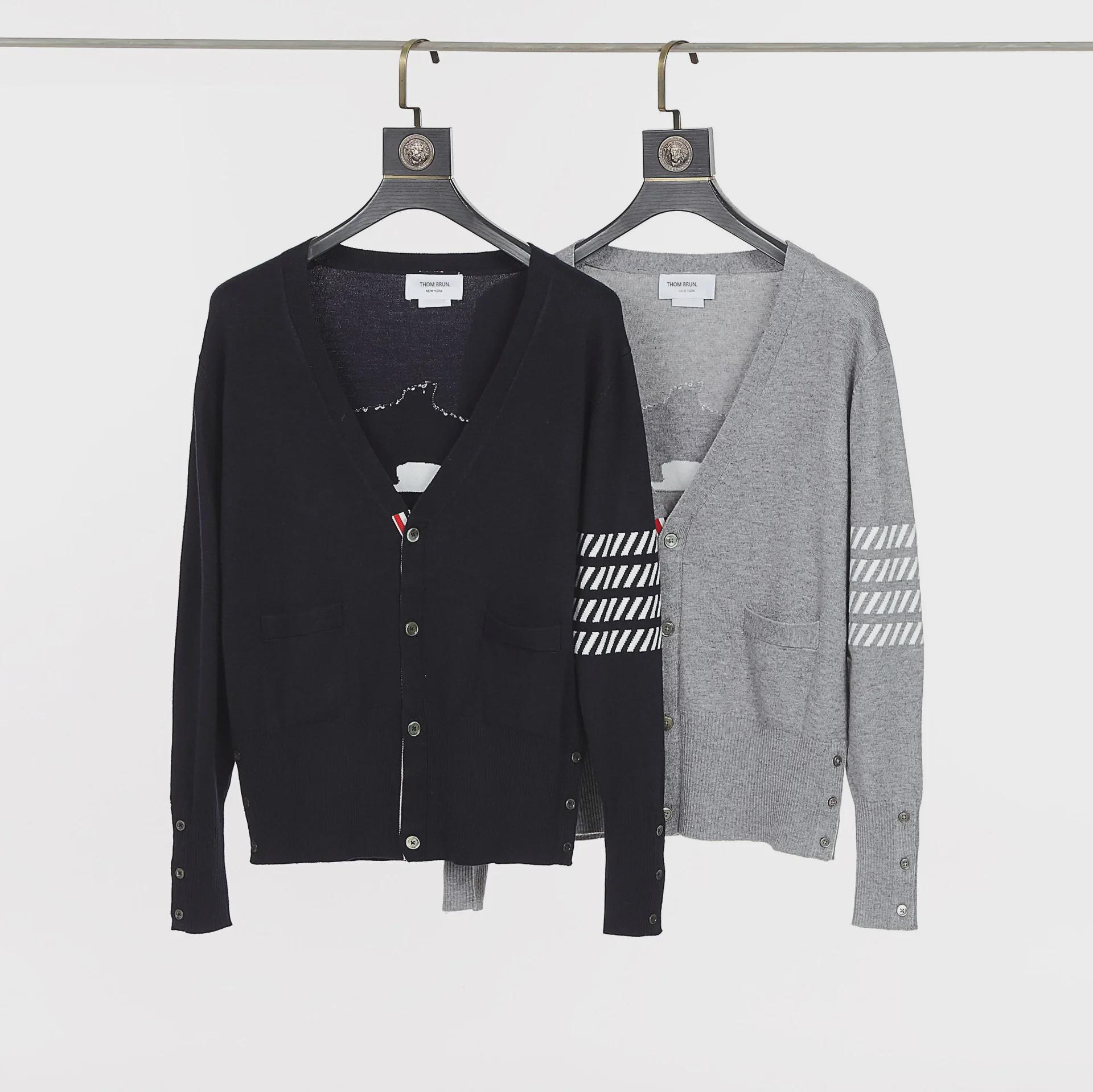 

Dolphin Wool Sweater: Korean Casual Knit Cardigan XXXL сірий колір