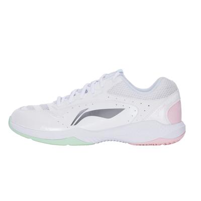 Li Ning Badminton Collection Floral Dance Collection Light Primrose Cushioning Abrasion Resistant Low Top AYTW029-1