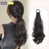 Synthetic Wig Ponytail Long Wavy Ponytail Hair With High Elasticity Rubber Band Heat Resistant Hairpiece For Daily Use