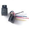 QXNY 1Pc Automotive Relay 12V or 24V 5Pin 40A Car Relay with Black Red Copper Terminal Auto Relay Socket SPDT Harness Cable