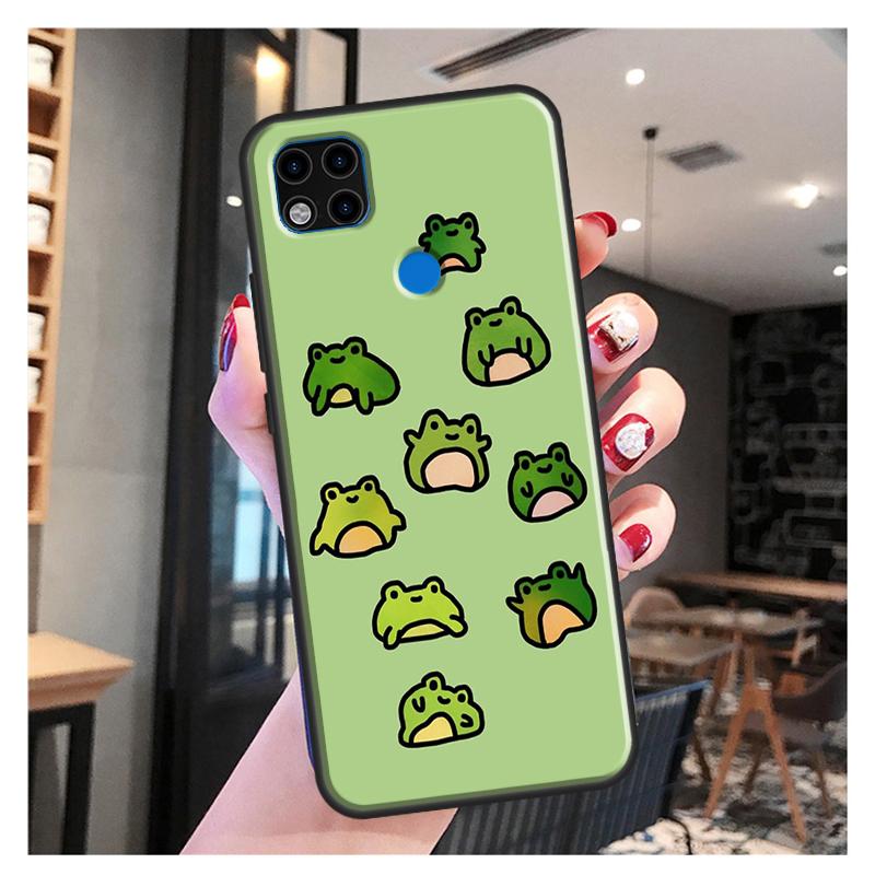 

Чохол з мультяшними жабами для Xiaomi Redmi Note 10 Pro Note 9 Pro Note 11 Pro 8T 9S 10S 10 9A 9T 9C Cover Case Redmi Note 10 5G