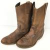 Vintage RED WING Arbeits-/Pecos-Stiefel aus der Zeit vor den 1980er Jahren Größe 8E (Ca.. 26,0 cm) Dunkelbraunes Fahrrad/Stiefel(GEBRAUCHT)