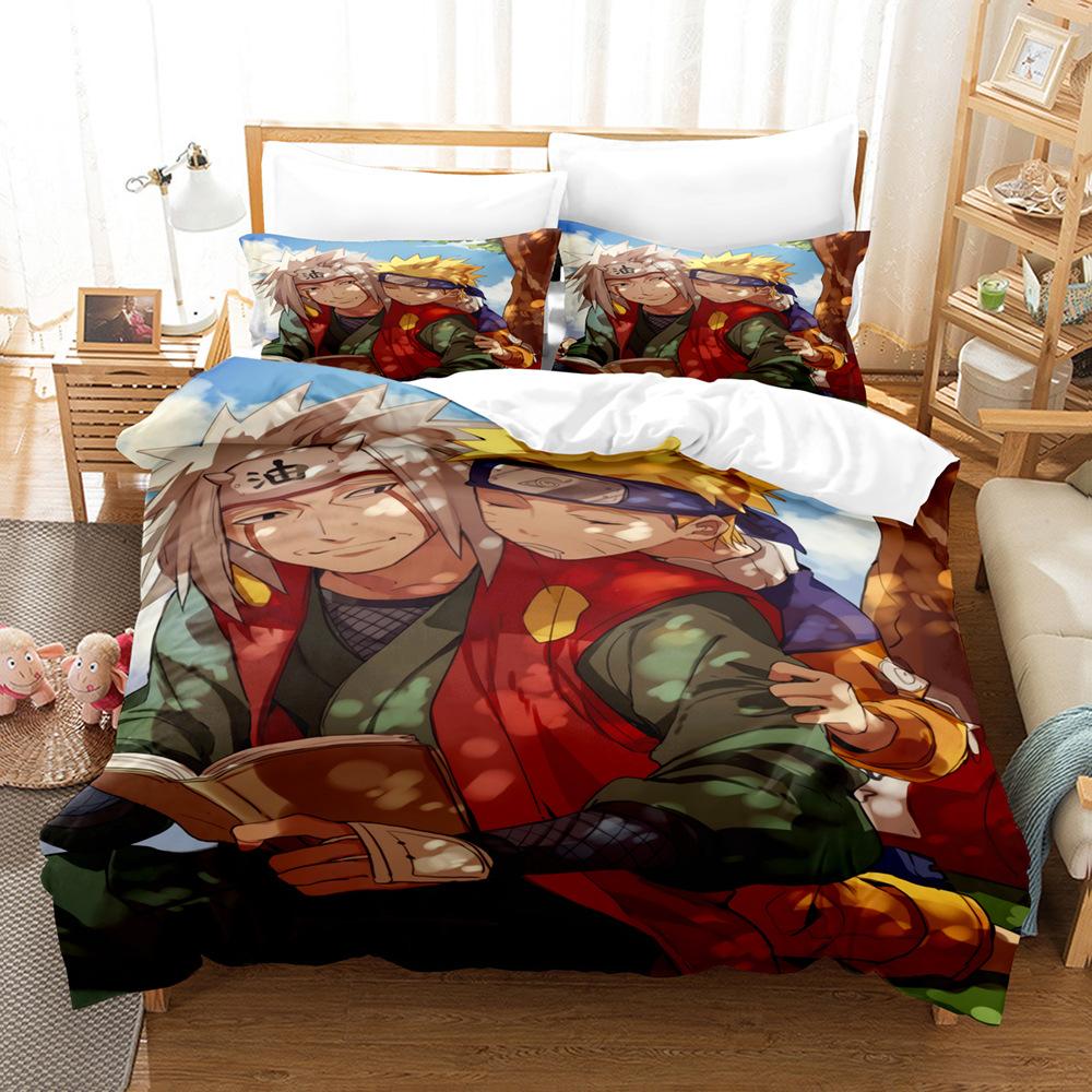 Three-Piece 3D Digital Printing Quilt Cover, Pillowcase, Bedding, Bedding