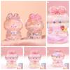 Statue Transparent Gradient Rabbit Dolls Candy Color Cartoon Model Toy  Couple Gifts