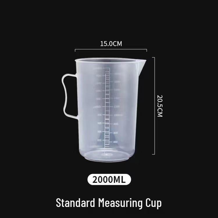 Graduated Measuring Cup Set - 1000ml & 5000ml Cylinders for Milk Tea Shop Equipment
