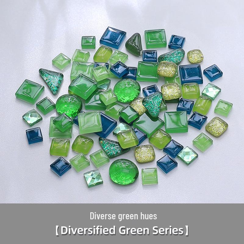 Cuentas de Cristal de Colores para Manualidades de Mosaico