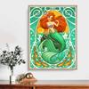 5D Diy Diamond Painting The Mermaid In The Waves Full Drill Rhinestones Mosaic Embroidery Handmade Products Home Decor Gift