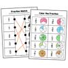 Montessori Fractions Workbook Arithmetic Learning Teaching Aids Grade 3-4 Primary School Math Cognitive Training Test Book