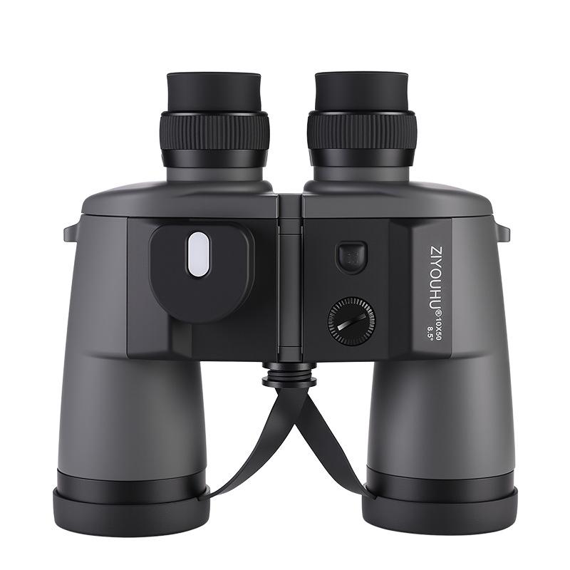 Free Tiger Jimu 10X50 HD Waterproof Marine Binoculars with Compass, Rangefinder, and BAK4 Lenses