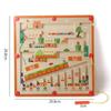 Children Wooden Magnetic Color and Number Maze Learning Education Toys Color Matching Montessori Toys Wooden Toys Gift for Kids