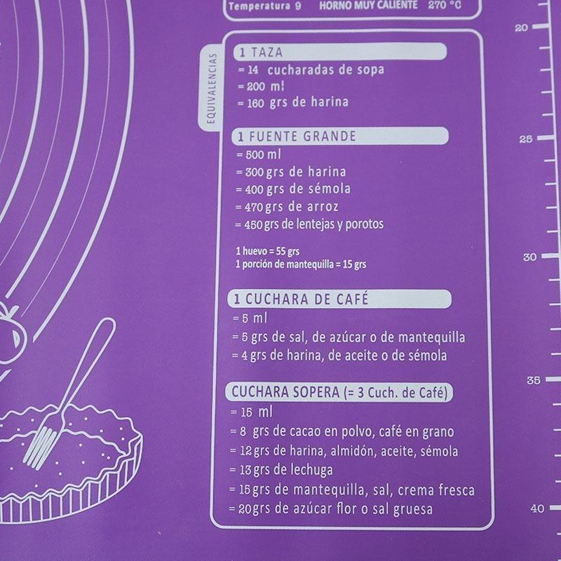 45x60cm Culinary Silicone Mat for Rolling Out Dough