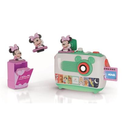 Clementoni Projektor opowiadający historie Recharge Plus, Historie Minnie, 5 opowiedzianych i wyświetlanych historii, Od 2 lat
