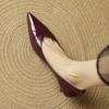 Women's Sheepskin Pointed Toe Slip-on Pumps Elegant Ladies 5cm Thin High Heel Daily Slim Dress Heeled Shoes for Woman