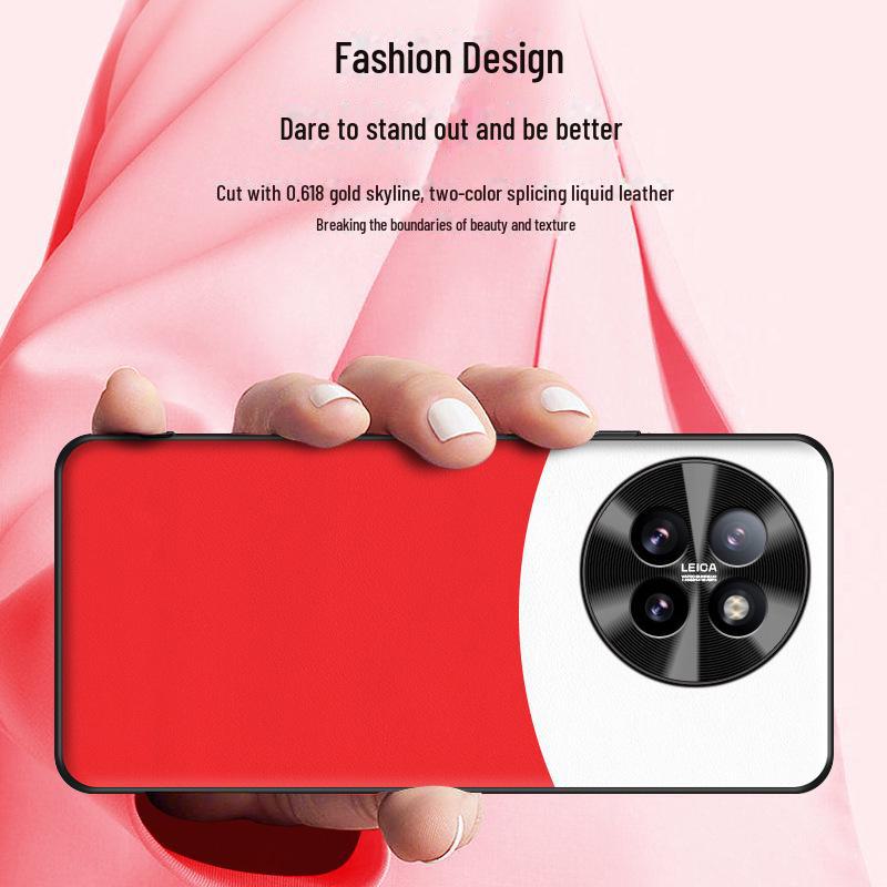 Xiaomi Civi4 Pro Phone Case: Liquid Leather Shell, Anti-Fall, Anti-Fouling, One-by-One Shipping