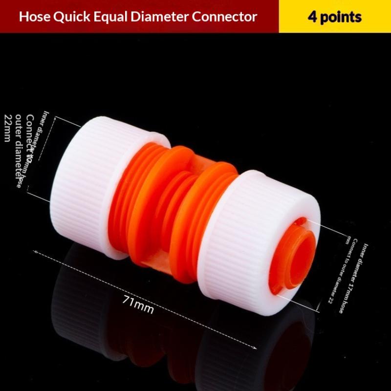 For Garden Hoses Leakage Repair Connector Garden Hose Connector Plastic Hose Connection Adapter Diy And Professional Use