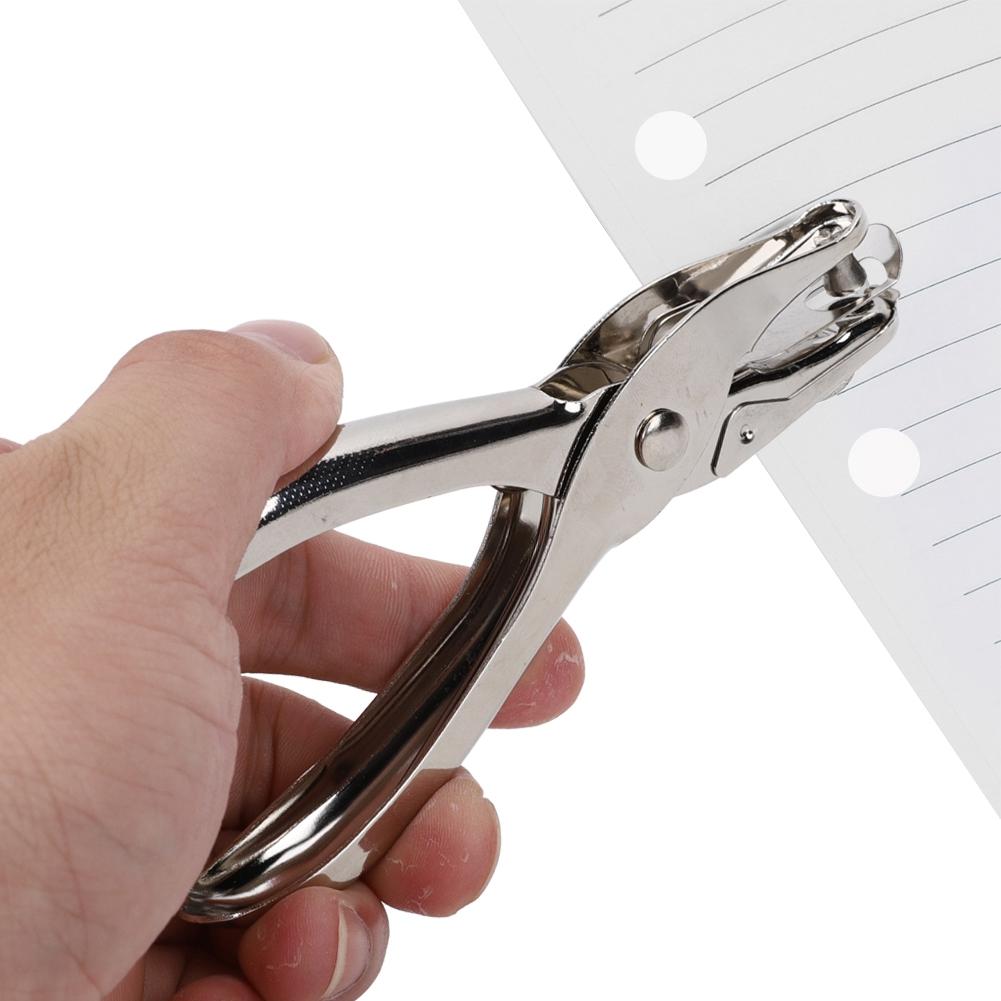 3PCS Stainless Steel Hole Puncher 6mm Single Hole Hand Paper Ticket  Punches