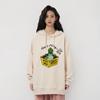 Li Ning X Disney Collaboration Sports Lifestyle Series Hugging Dragon Series Printed Letter Comfortable Breathable Loose Hoodie Women Hoodie AWDU494-3